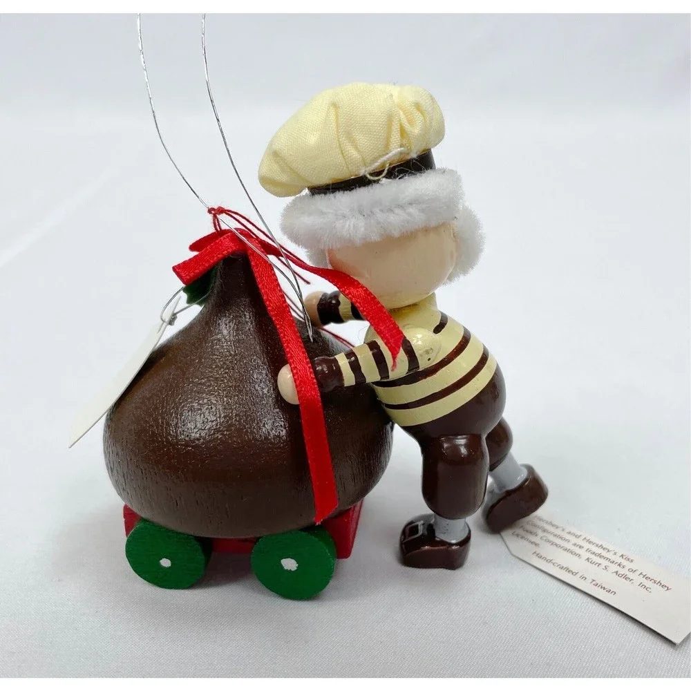 Hershey’s Collector Series Kurt‎ Adler Christmas Ornaments Chocolate Kiss Sled 3